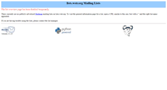 Desktop Screenshot of lists.wstr.org